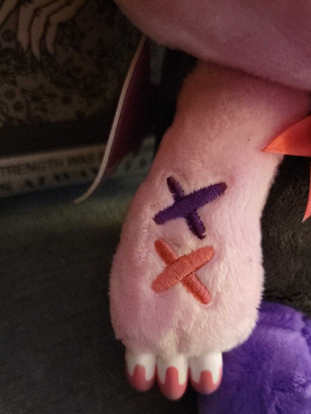NWT Gloomy Bear X Ironmouse Collaboration Limited Edition Gloomy Bear Plush - Picture 5 of 8